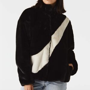 Nike Lab Track Faux Fur Sportswear Jacket